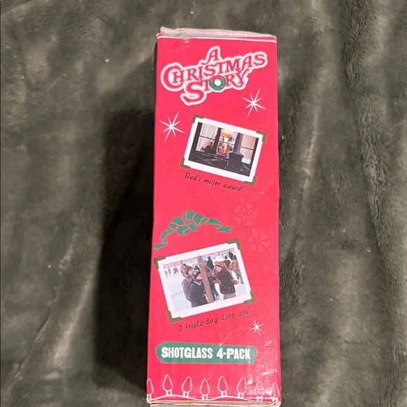 Shot Glass 4-Pack - Red and Green - Picture 2 of 6